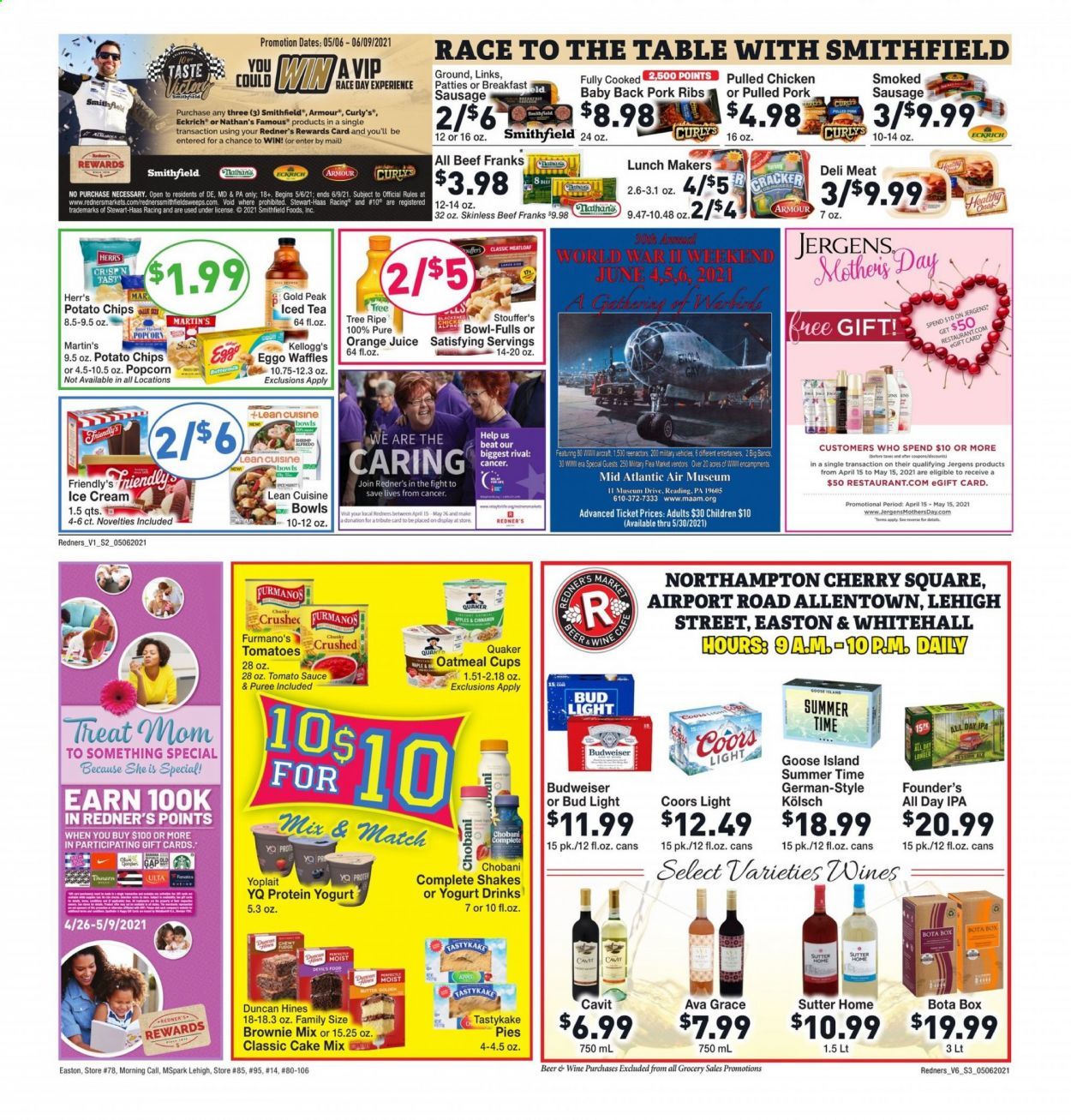 Redner's Markets (DE, MD, PA) Weekly Ad Flyer May 6 to May 12