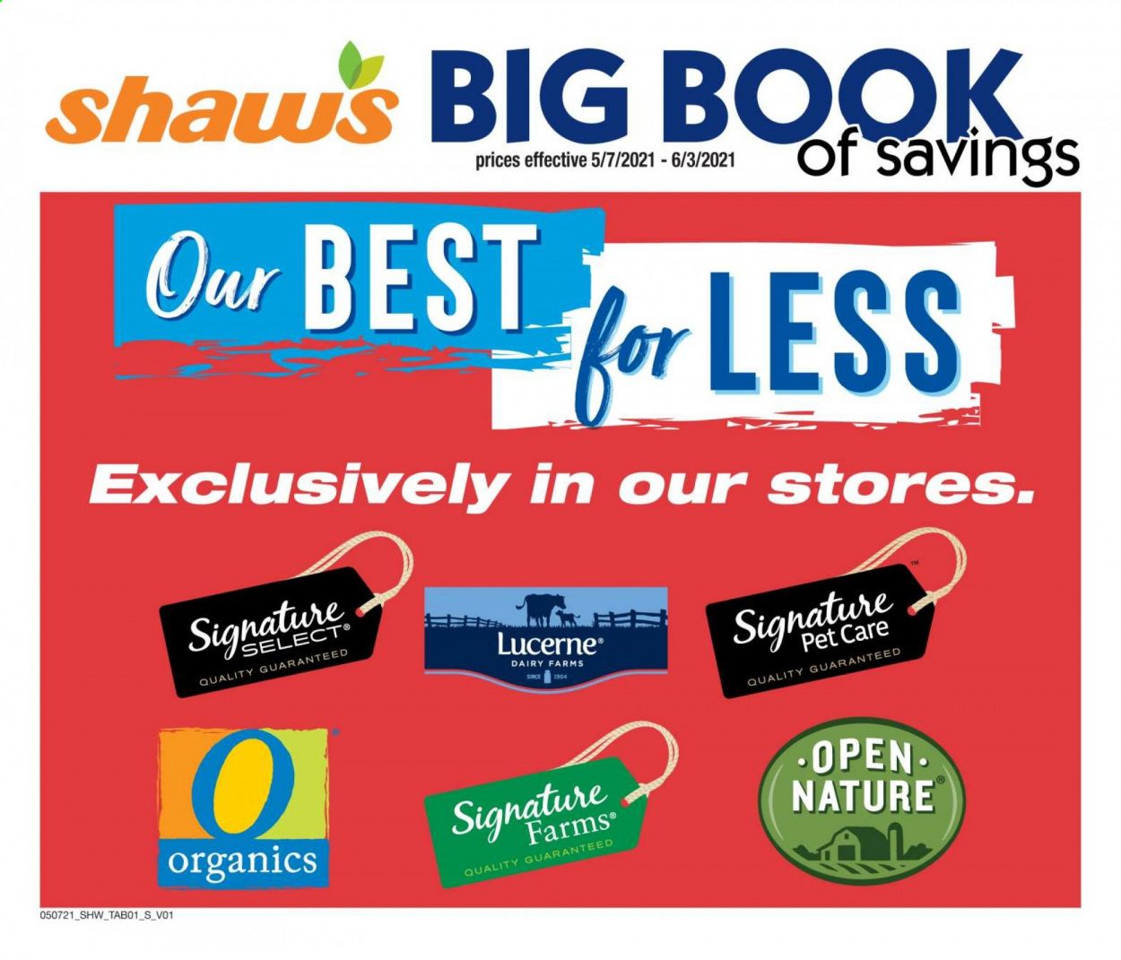 Shaw’s (MA, ME, NH, RI, VT) Weekly Ad Flyer May 7 to June 3