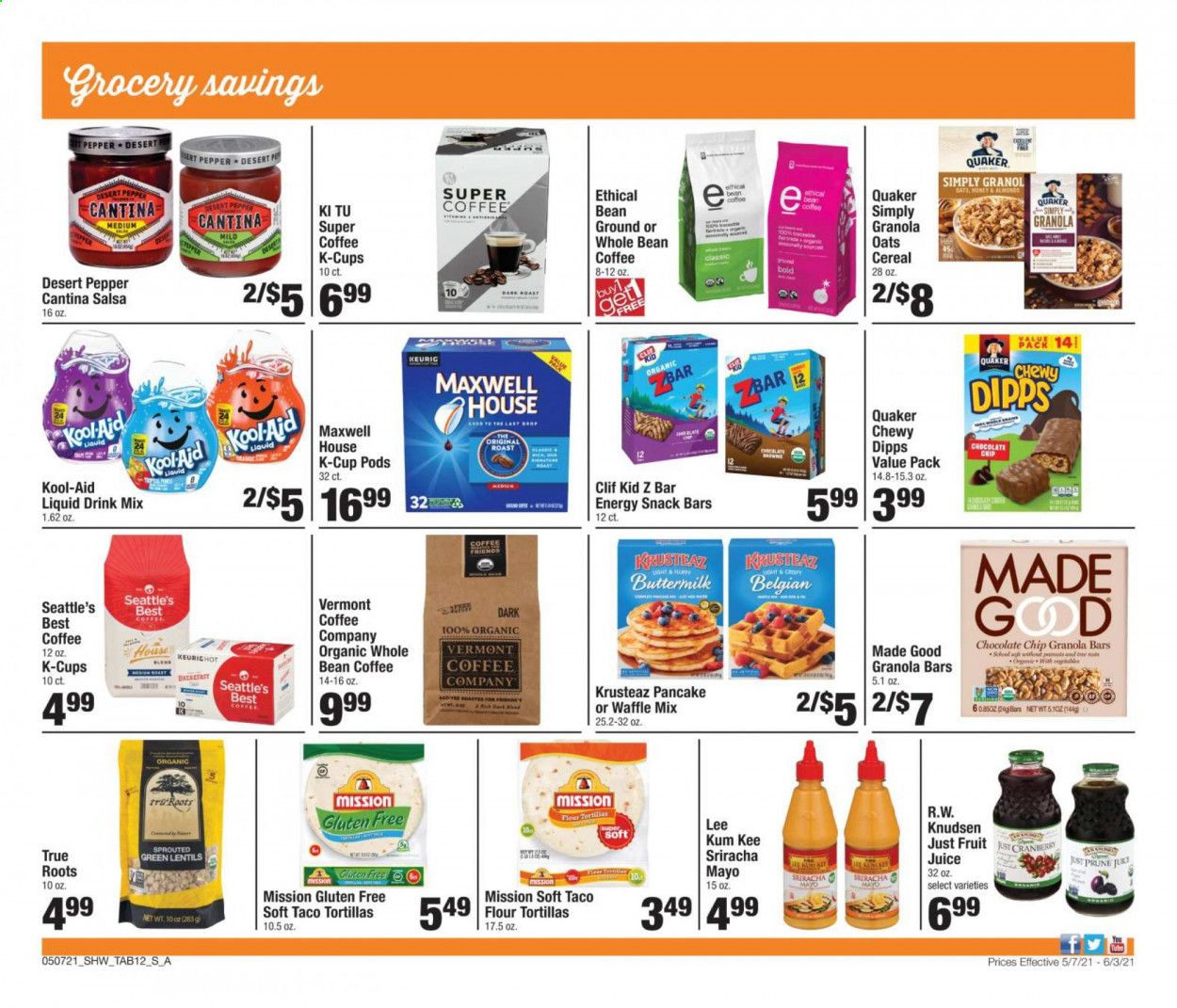Shaw’s (MA, ME, NH, RI, VT) Weekly Ad Flyer May 7 to June 3