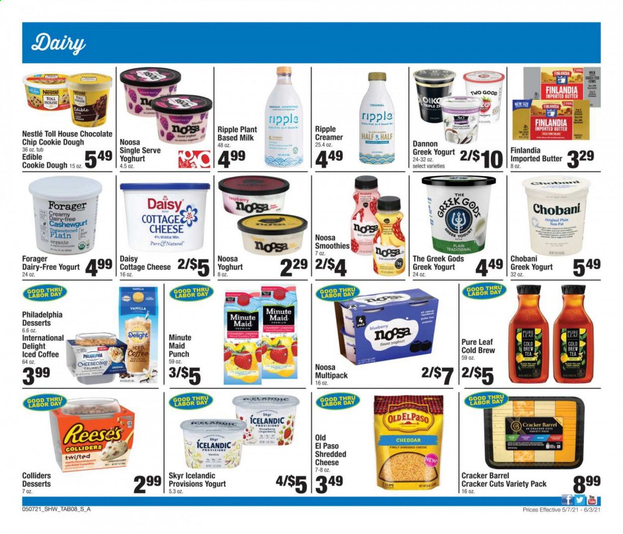 Shaw’s (MA, ME, NH, RI, VT) Weekly Ad Flyer May 7 to June 3
