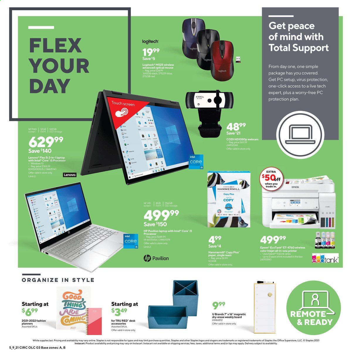 Staples Weekly Ad Flyer May 9 to May 15