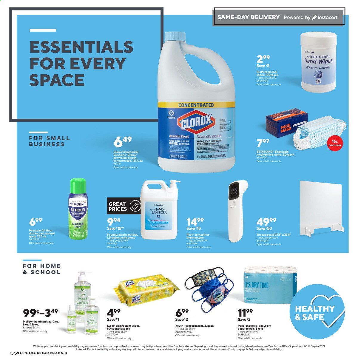 Staples Weekly Ad Flyer May 9 to May 15