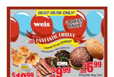 Weis (MD, NY, PA) Weekly Ad Flyer May 7 to May 9