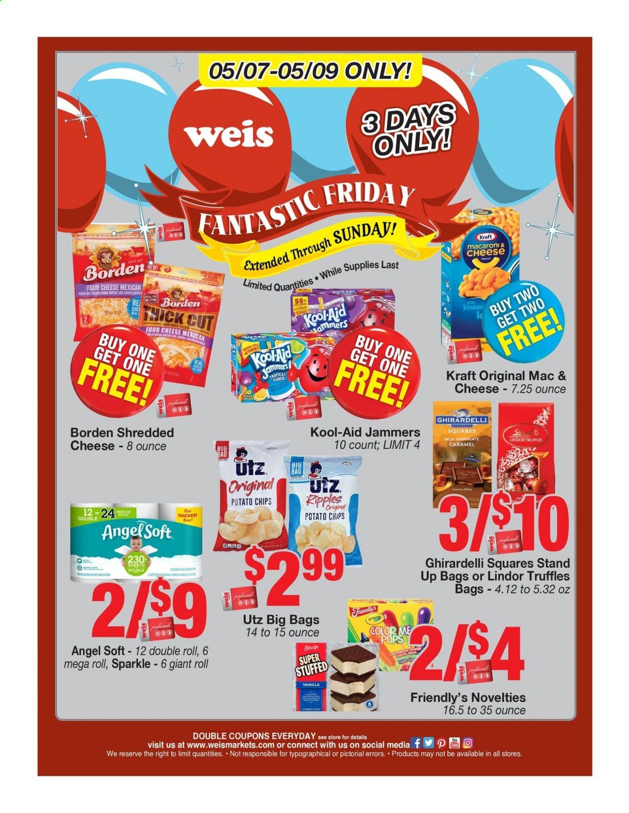 Weis (MD, NY, PA) Weekly Ad Flyer May 7 to May 9