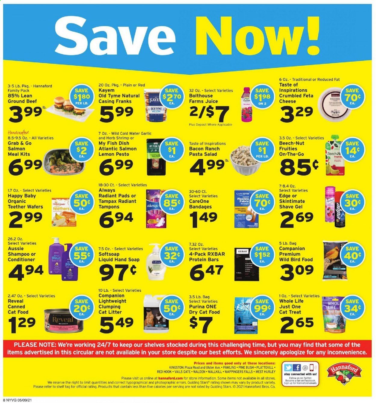 Hannaford (NY) Weekly Ad Flyer May 9 to May 15