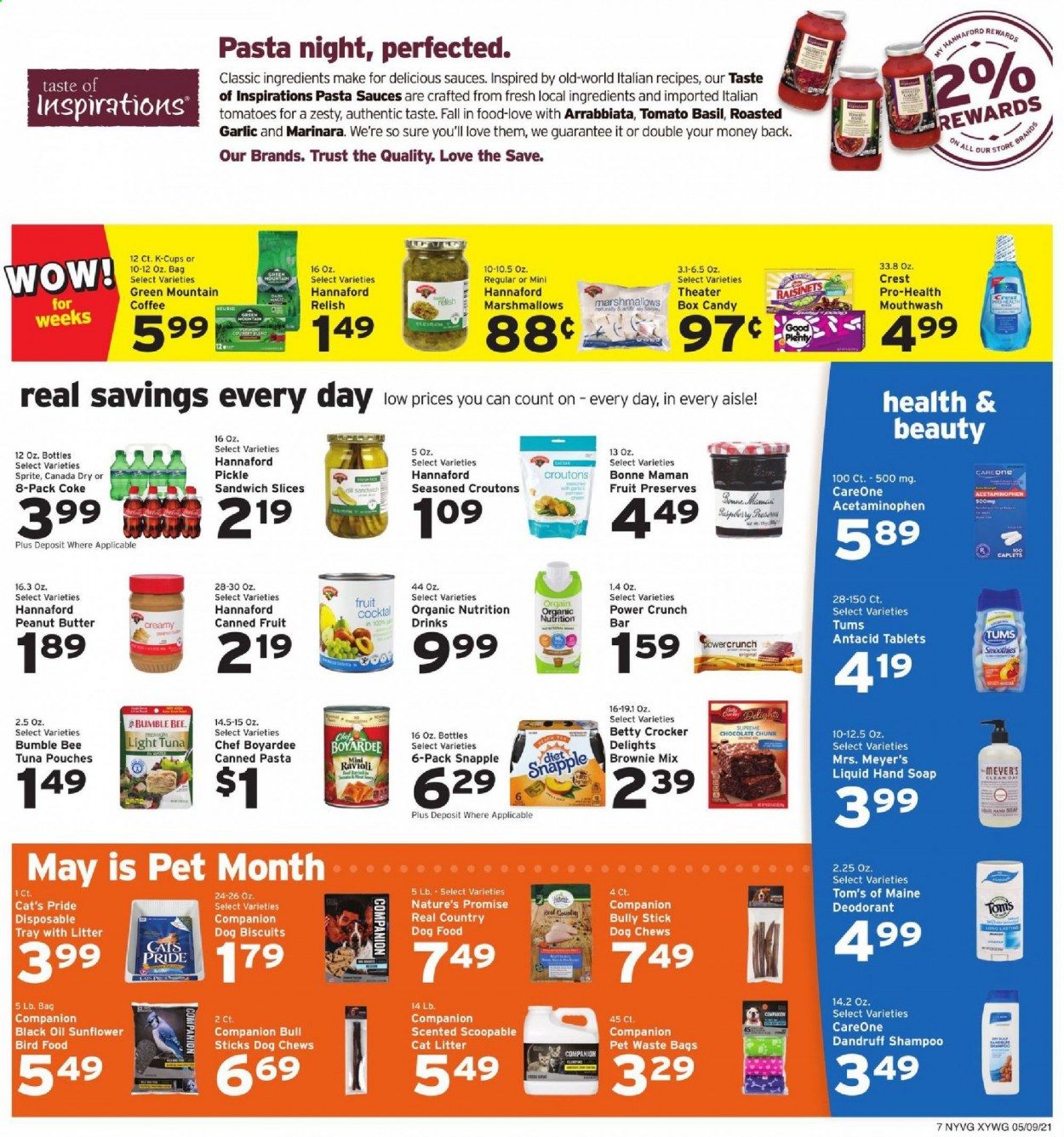 Hannaford (NY) Weekly Ad Flyer May 9 to May 15