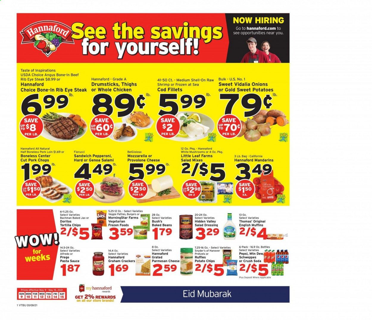 Hannaford (VT) Weekly Ad Flyer May 9 to May 15