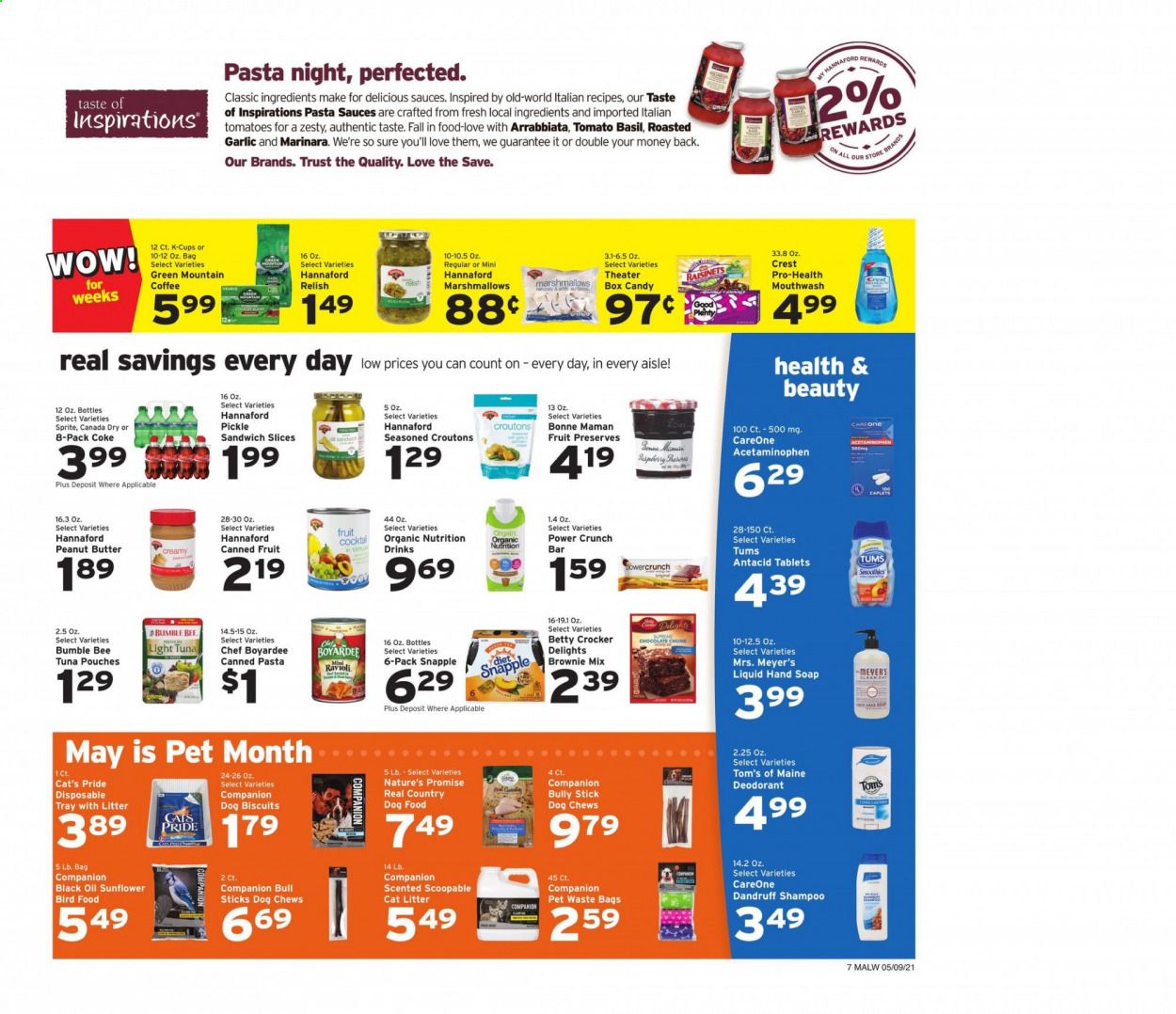 Hannaford (MA) Weekly Ad Flyer May 9 to May 15