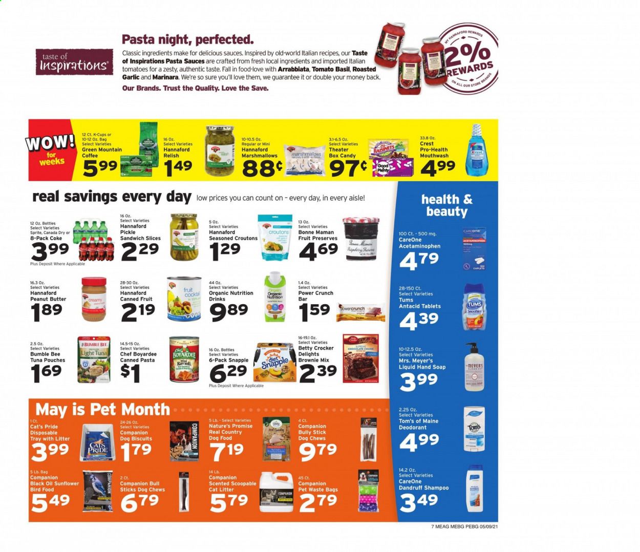 Hannaford (ME) Weekly Ad Flyer May 9 to May 15