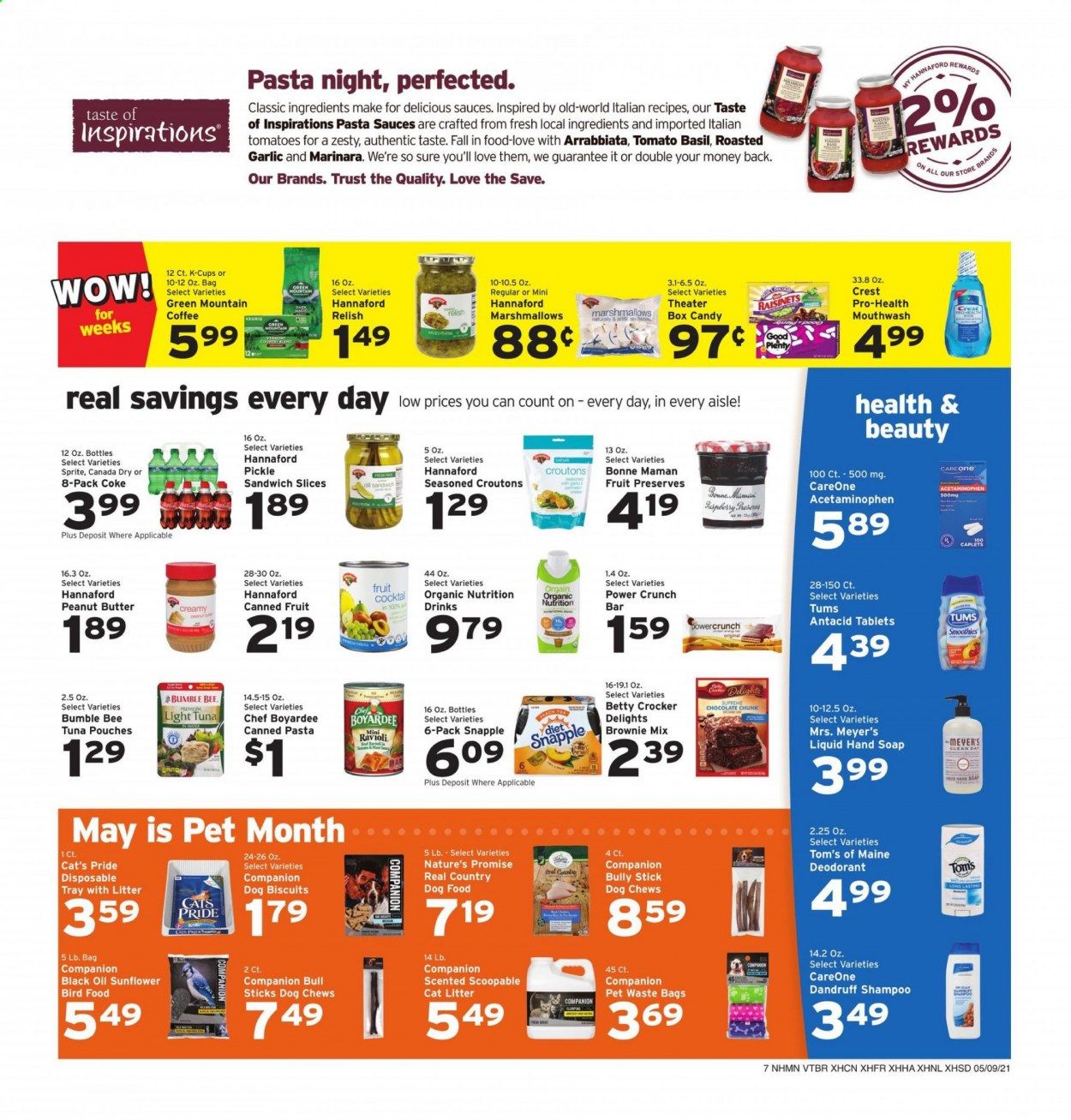 Hannaford (NH) Weekly Ad Flyer May 9 to May 15