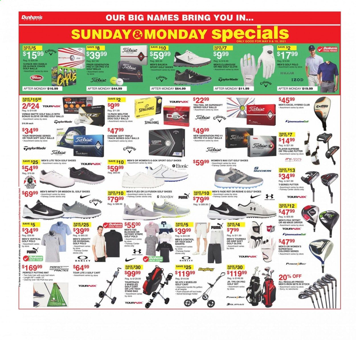 Dunham's Sports (MI, PA, WI) Weekly Ad Flyer May 8 to May 13