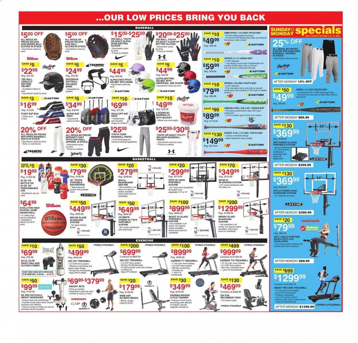Dunham's Sports (MI, PA, WI) Weekly Ad Flyer May 8 to May 13