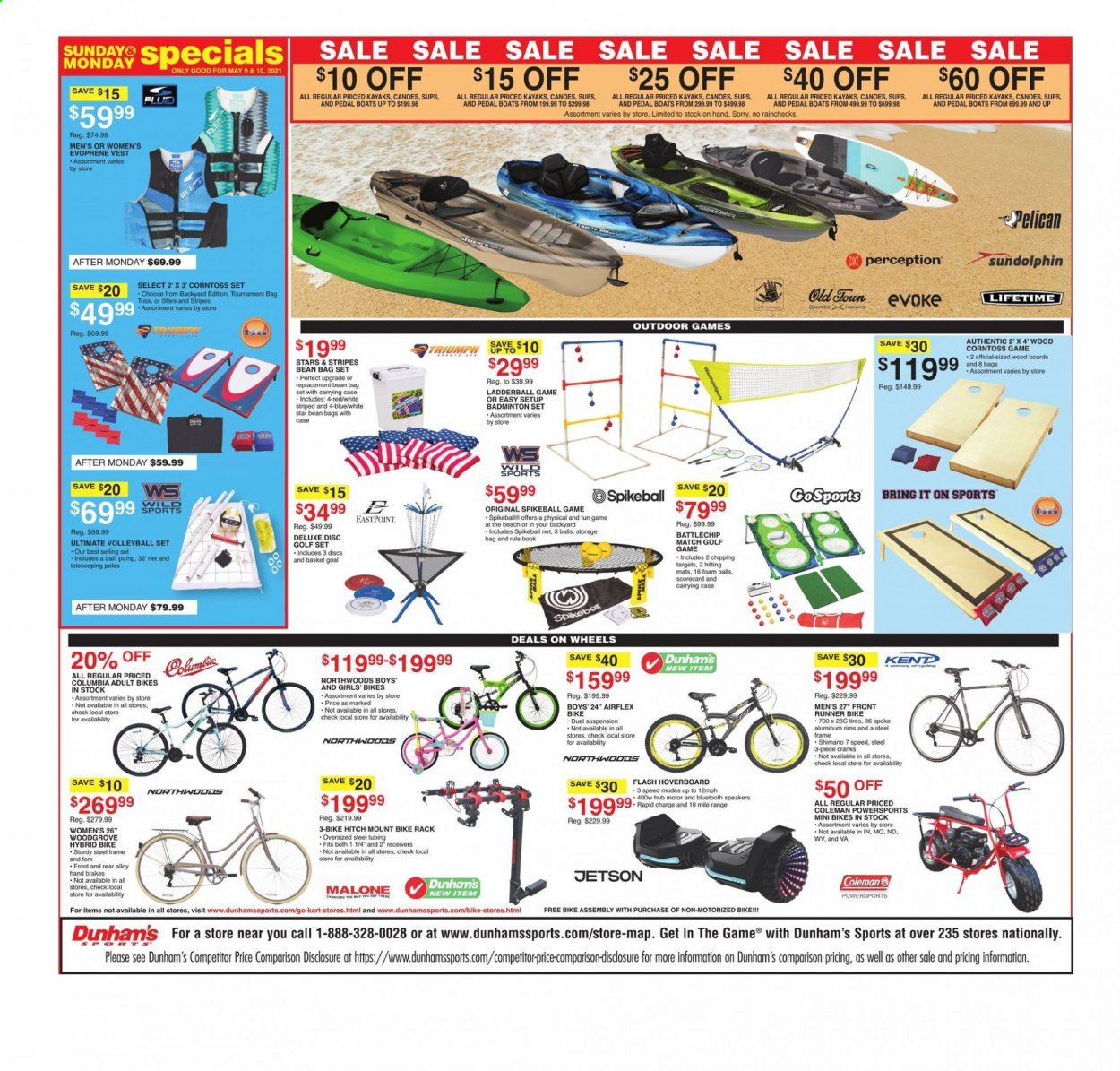 Dunham's Sports (MI, PA, WI) Weekly Ad Flyer May 8 to May 13