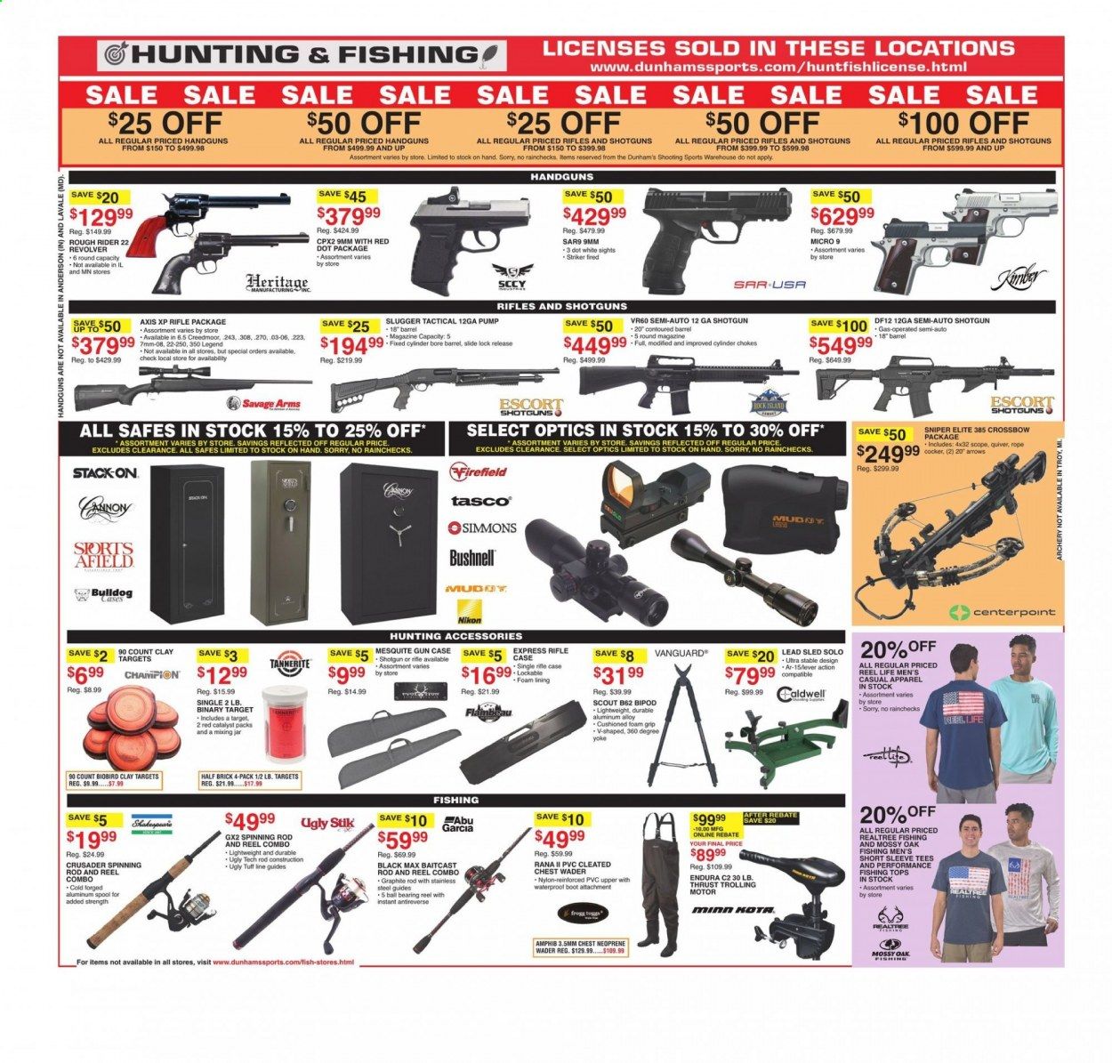 Dunham's Sports (MI, PA, WI) Weekly Ad Flyer May 8 to May 13