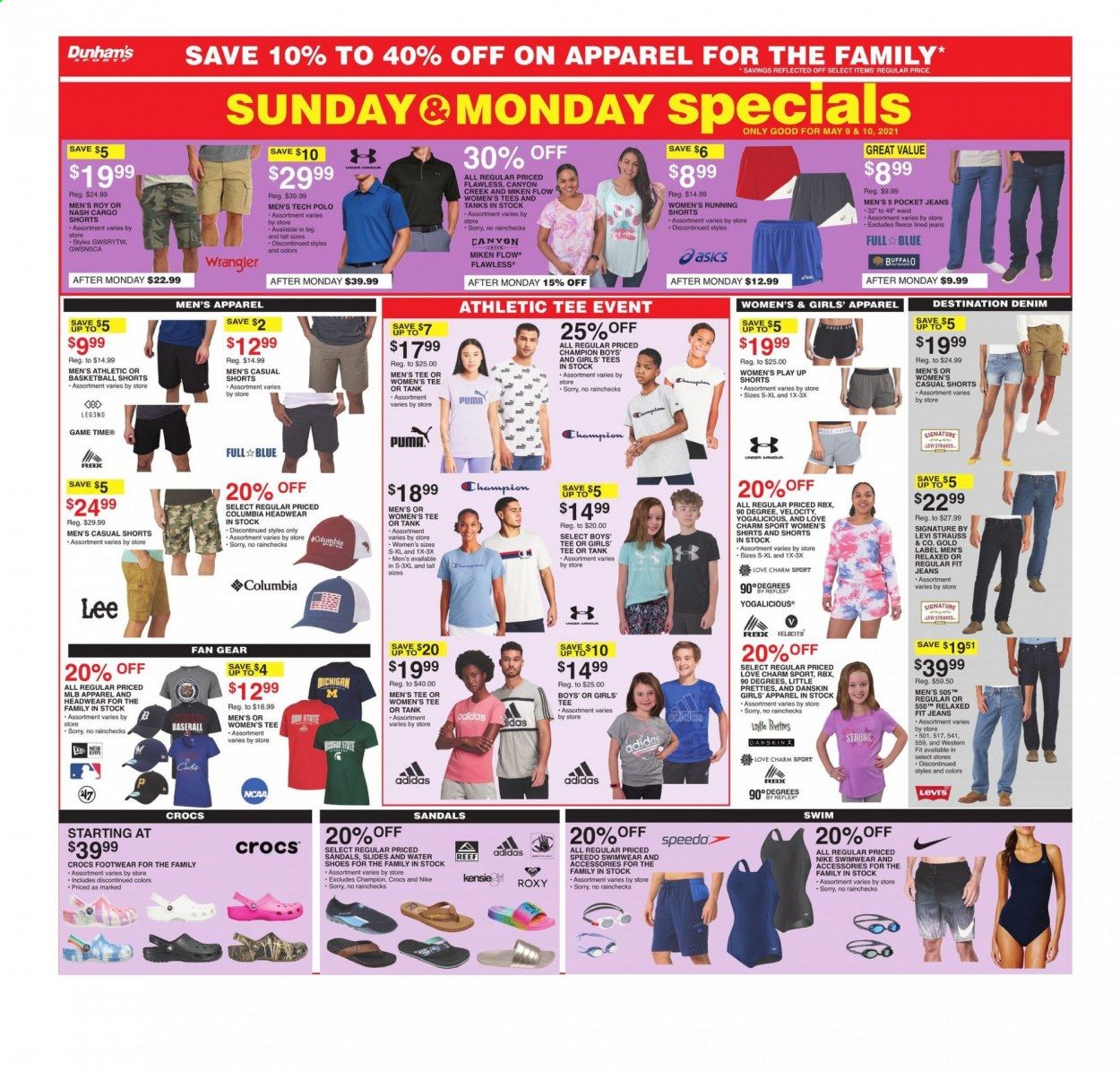 Dunham's Sports Weekly Ad Flyer May 8 to May 13