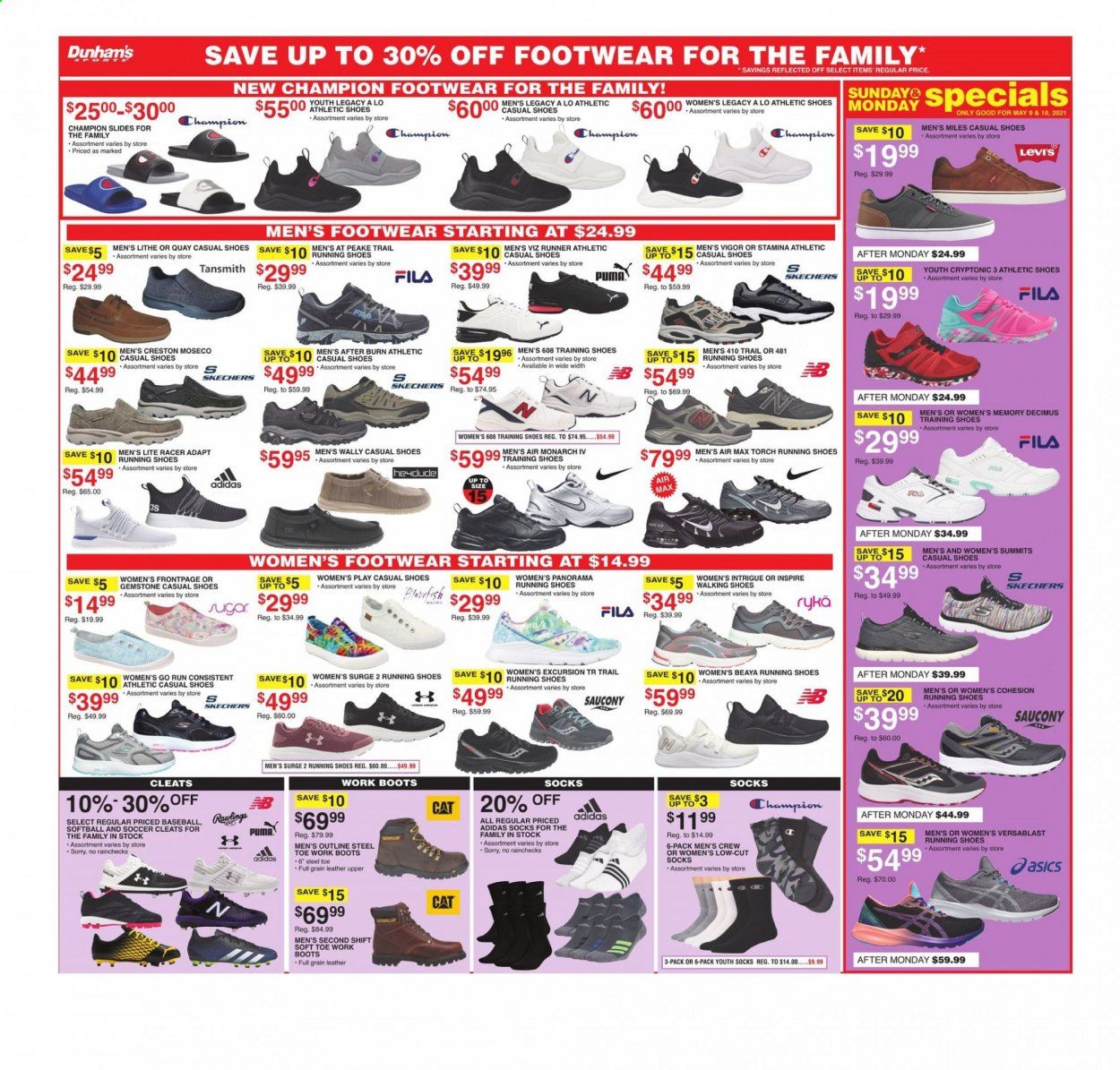 Dunham's Sports Weekly Ad Flyer May 8 to May 13