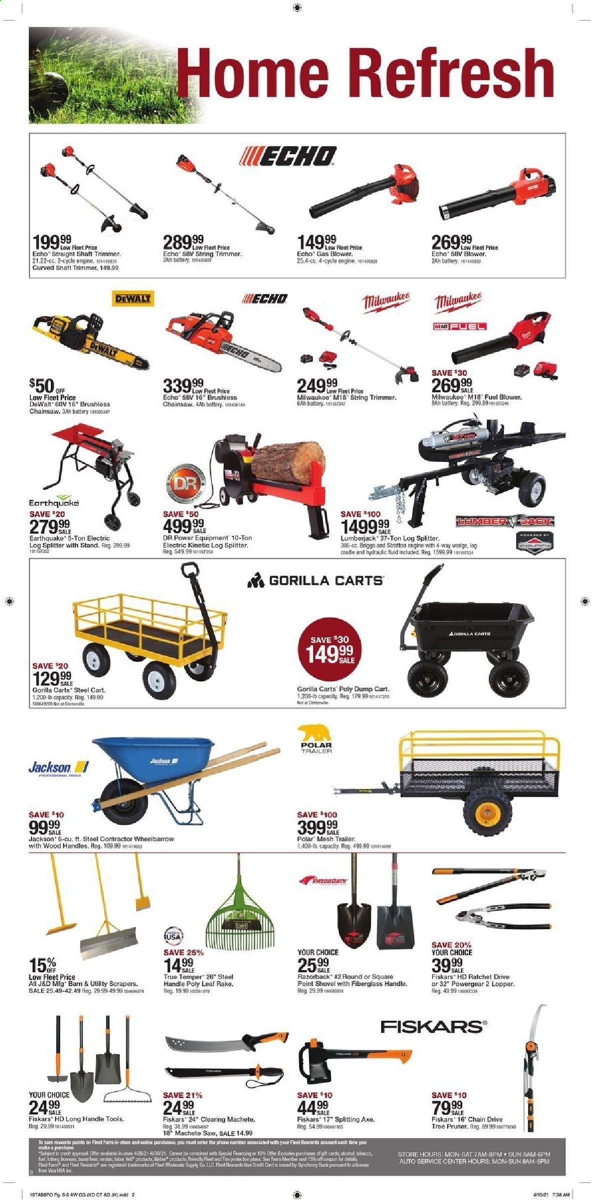 Fleet Farm (IA, MN, ND, WI) Weekly Ad Flyer May 7 to June 5
