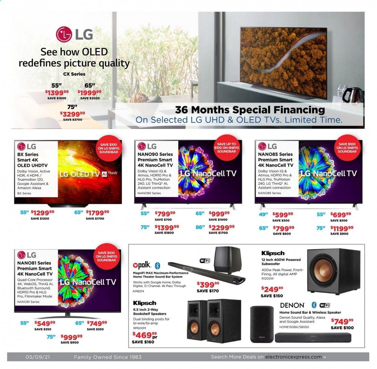 Electronic Express (AL, TN) Weekly Ad Flyer May 9 to May 15