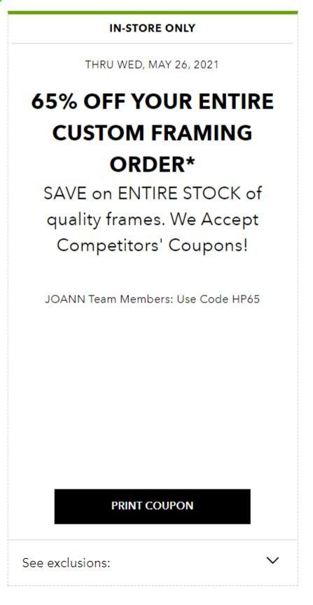JOANN Weekly Ad Flyer May 9 to May 26