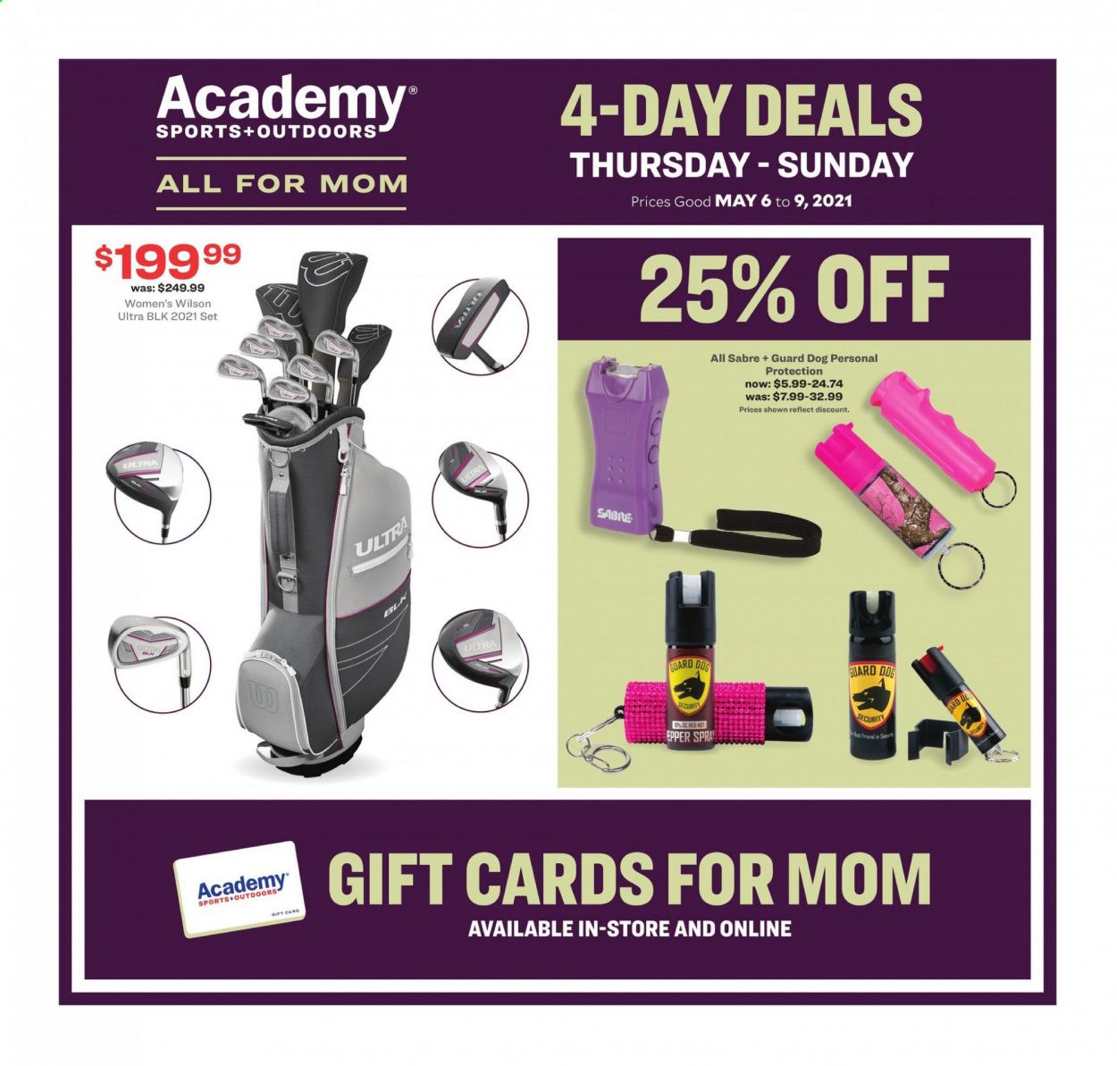 Academy Sports (AL, AR, GA, LA, MO, NC, SC, TN, TX) Weekly Ad Flyer May 6 to May 10