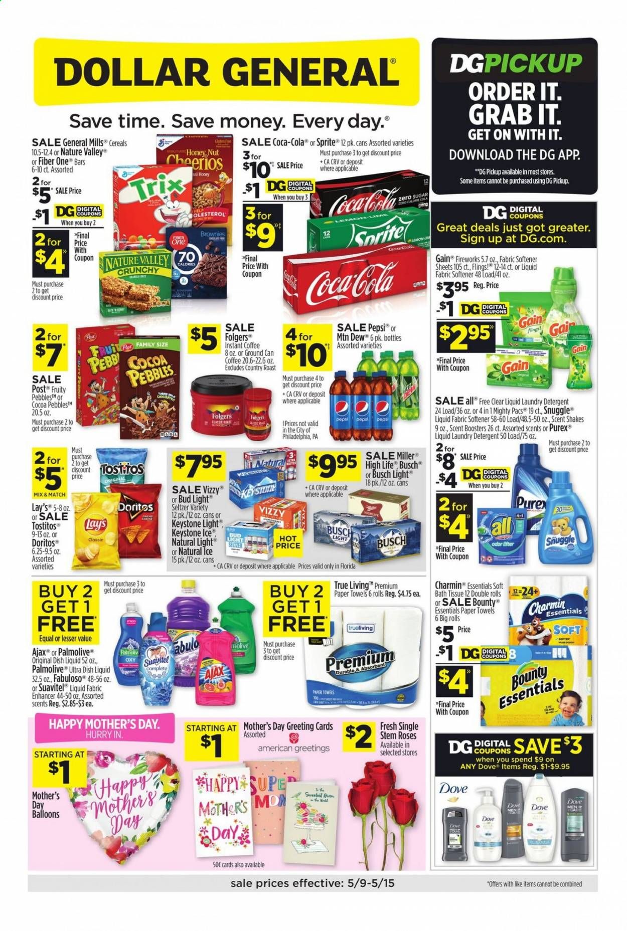 Dollar General (FL) Weekly Ad Flyer May 9 to May 15