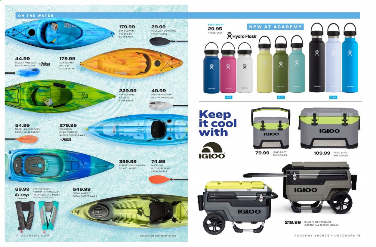 Academy Sports (AL, AR, GA, LA, MO, NC, SC, TN, TX) Weekly Ad Flyer May 10 to May 31