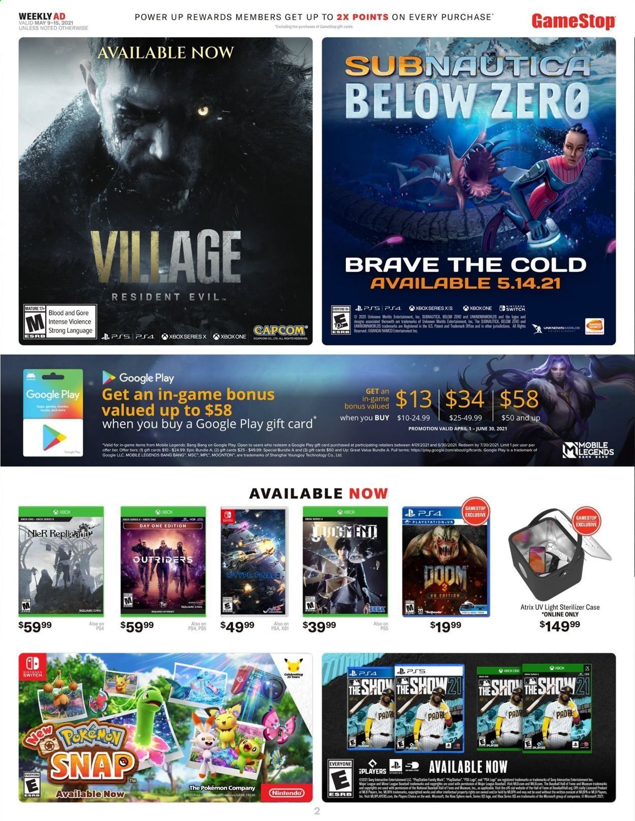 GameStop Weekly Ad Flyer May 9 to May 15
