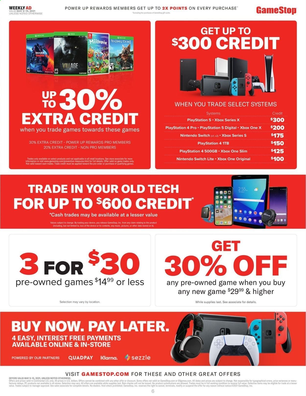 GameStop Weekly Ad Flyer May 9 to May 15