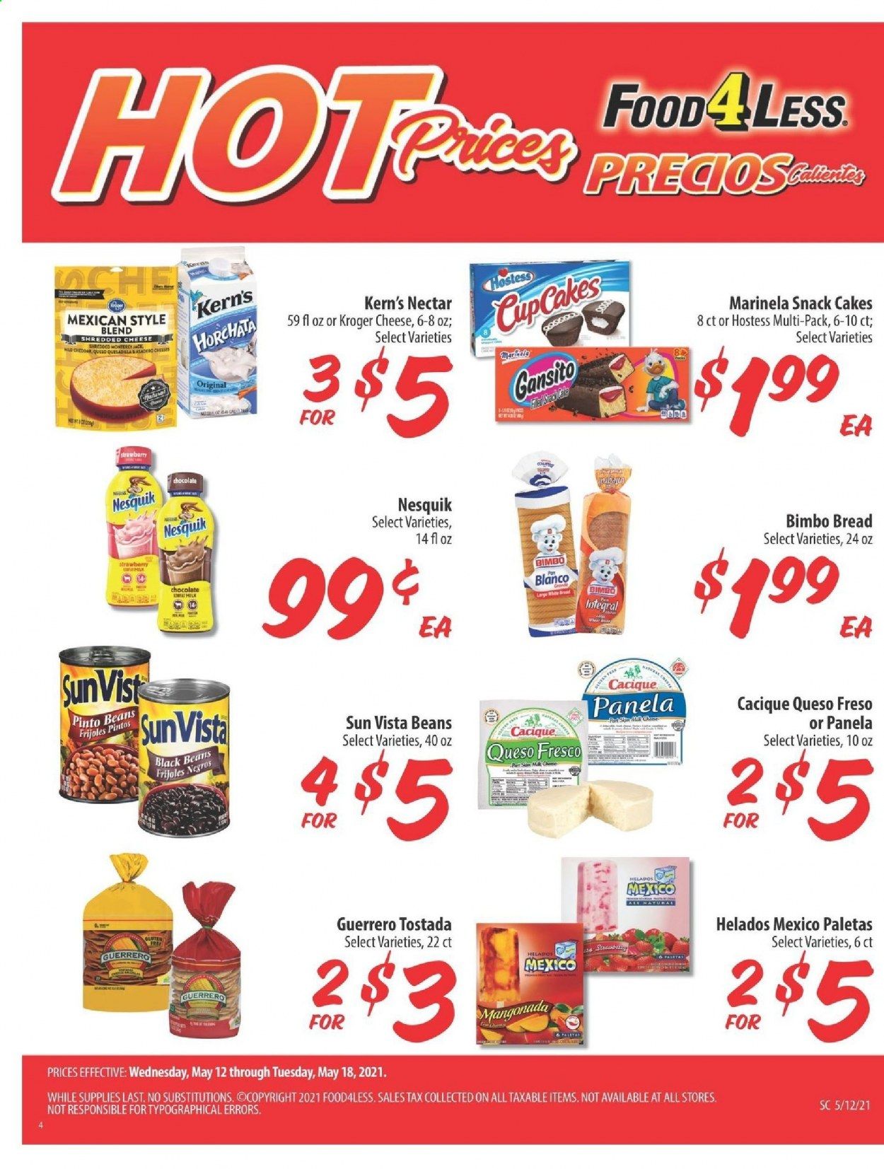 Food 4 Less (CA) Weekly Ad Flyer May 12 to May 18