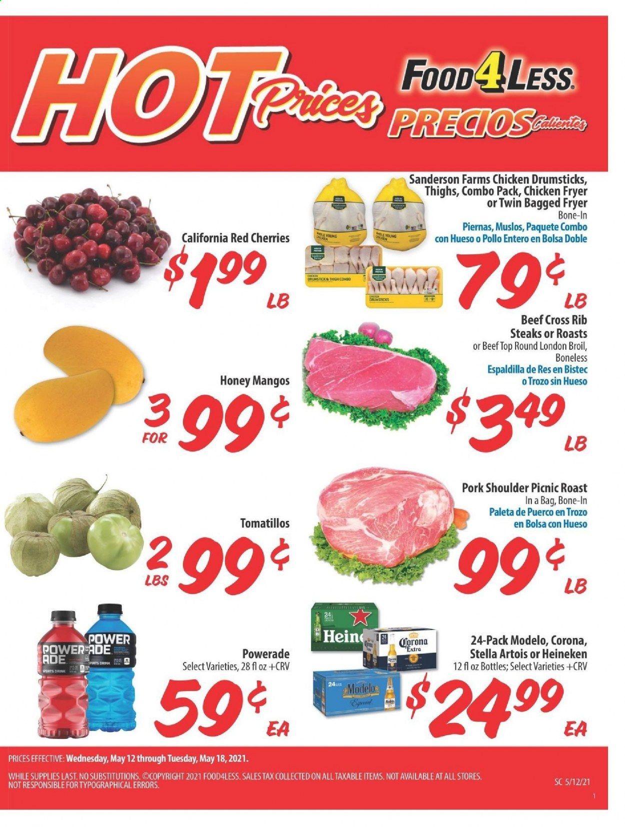 Food 4 Less (CA) Weekly Ad Flyer May 12 to May 18