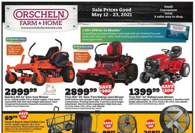 Orscheln Farm and Home (IA, IN, KS, MO, NE, OK) Weekly Ad Flyer May 12 to May 23