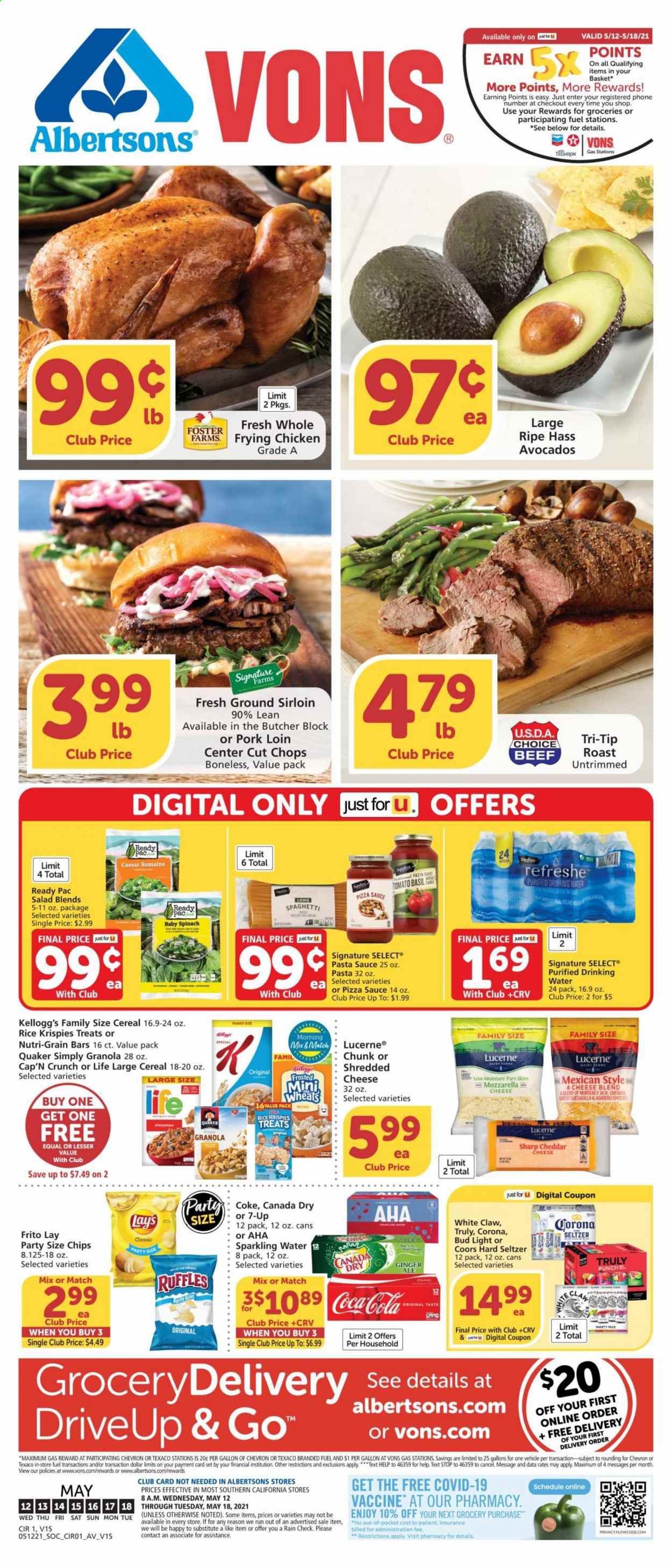 Albertsons (CA, ID, LA, MT, OR, TX, WA) Weekly Ad Flyer May 12 to May 18