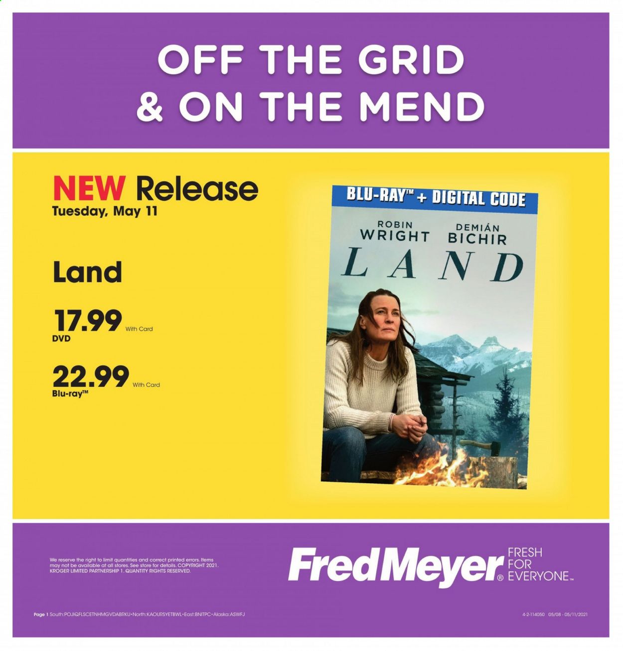 Fred Meyer (DC, DE, NJ, NY, PA, VA) Weekly Ad Flyer May 11 to May 11