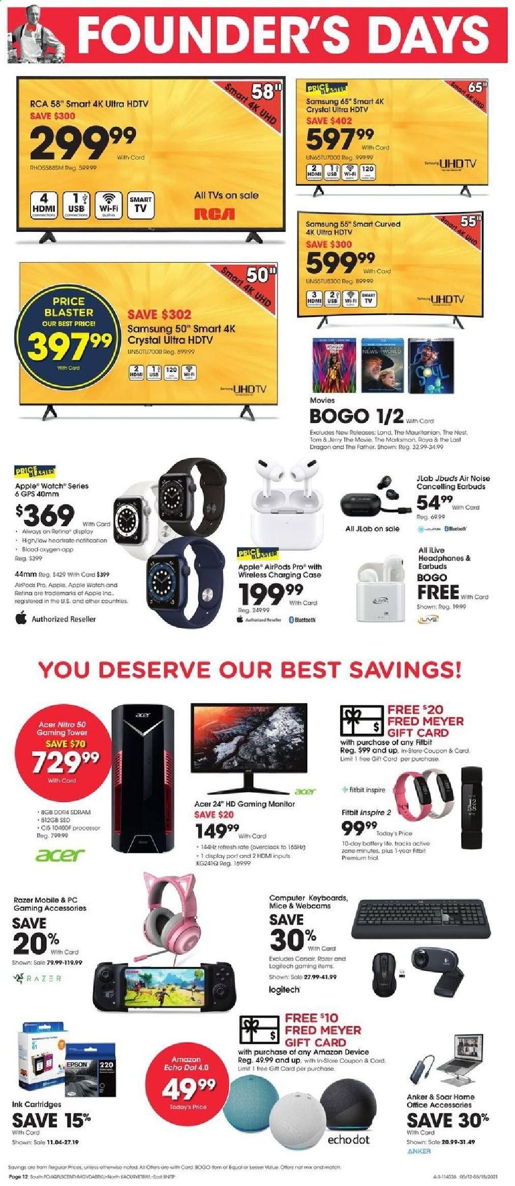 Fred Meyer (DC, DE, NJ, NY, PA, VA) Weekly Ad Flyer May 12 to May 18