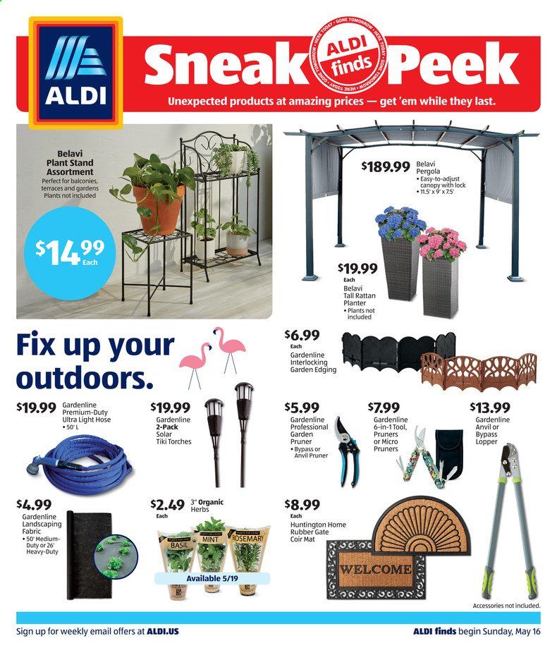 ALDI (KY, MI, MN, NJ, NY, OH, PA, VT, WV) Weekly Ad Flyer May 16 to May 22