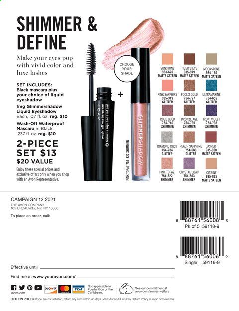 Avon Weekly Ad Flyer May 11 to May 24