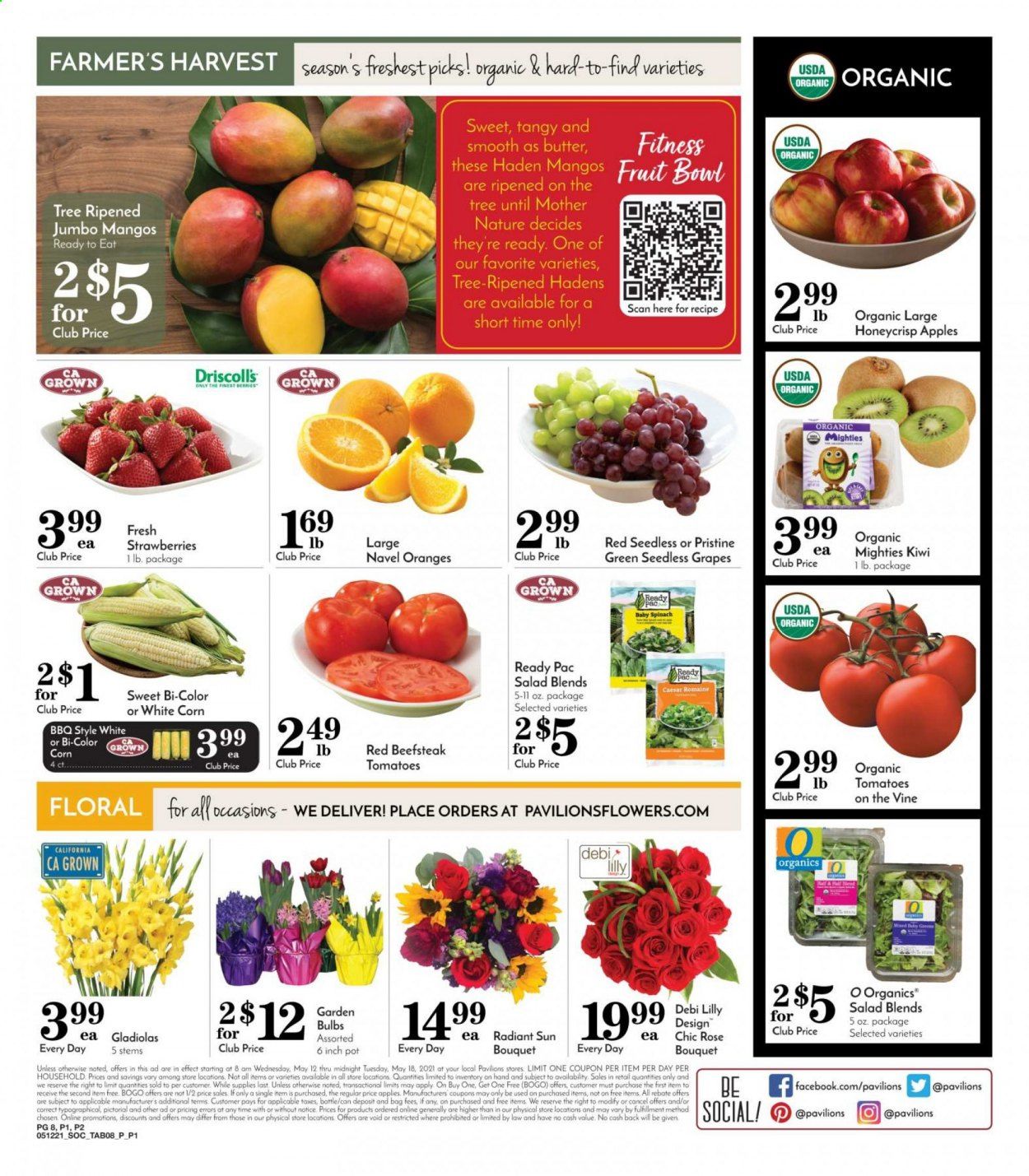 Pavilions (CA) Weekly Ad Flyer May 12 to May 18