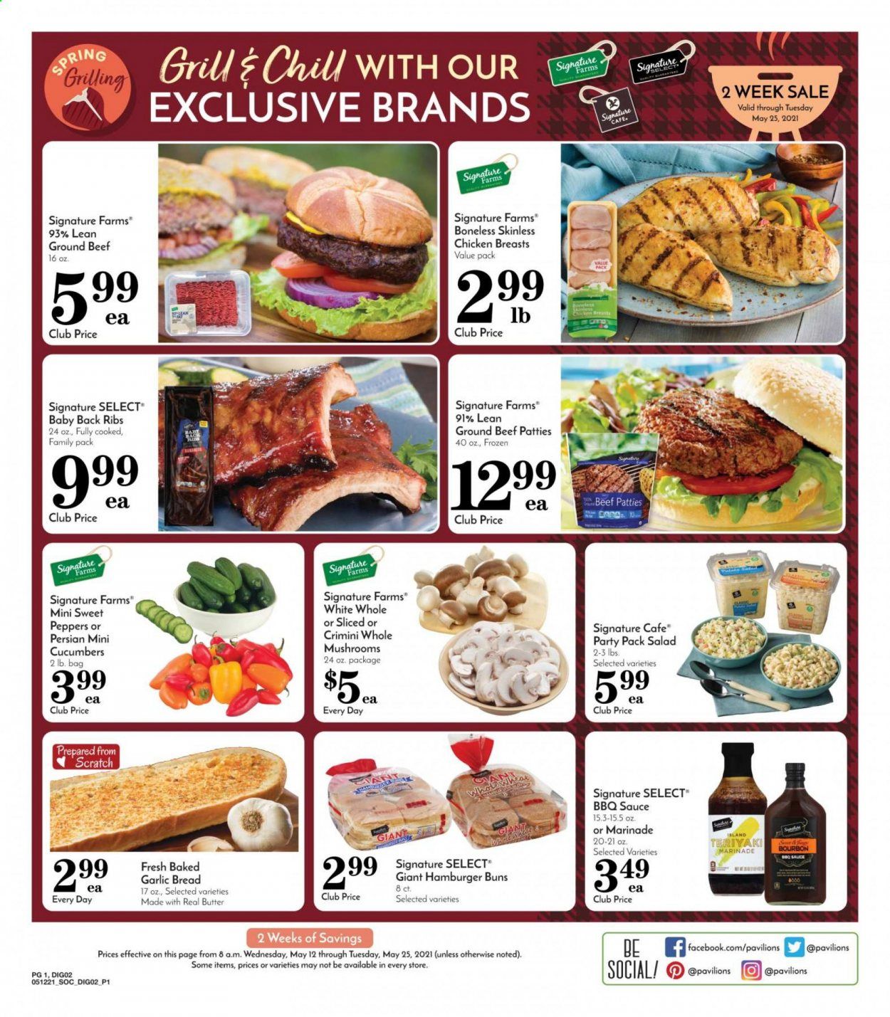 Pavilions (CA) Weekly Ad Flyer May 12 to May 18