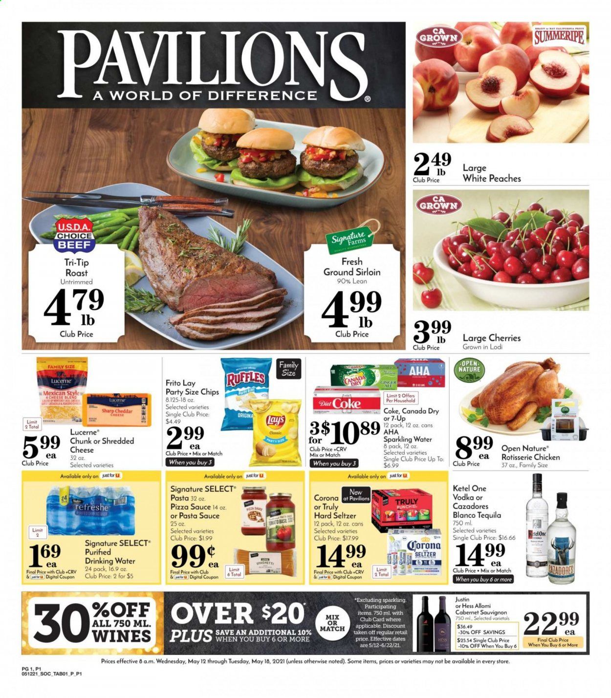 Pavilions (CA) Weekly Ad Flyer May 12 to May 18