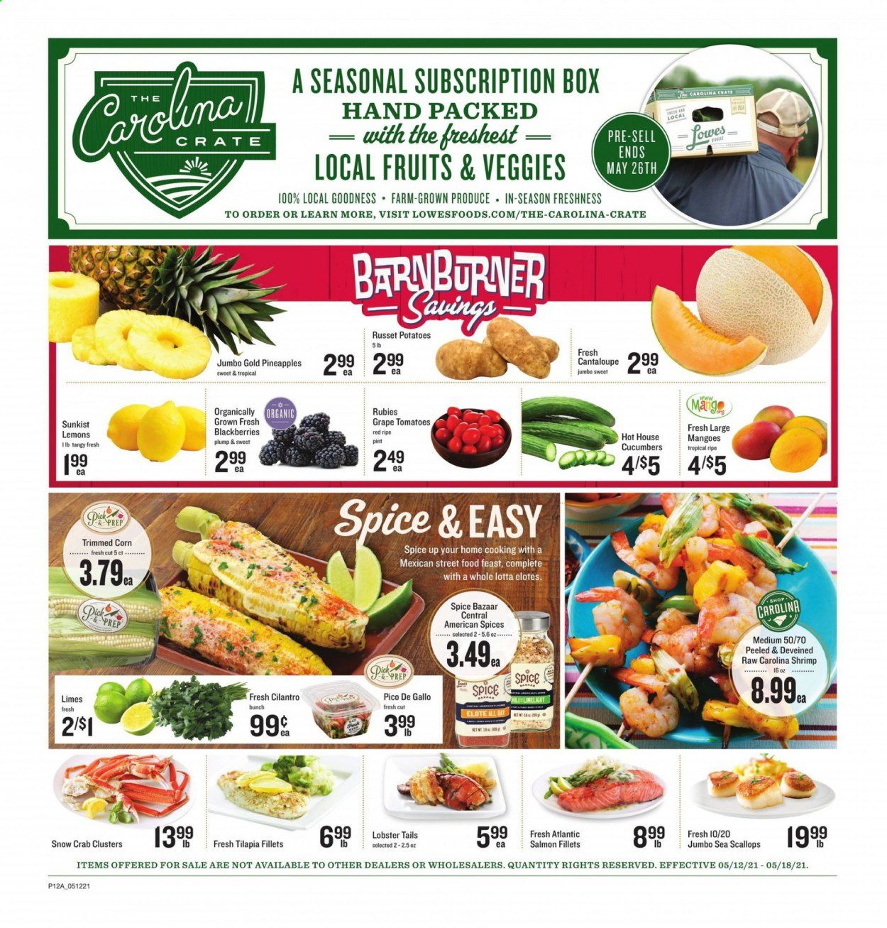 Lowes Foods (NC, SC) Weekly Ad Flyer May 12 to May 18