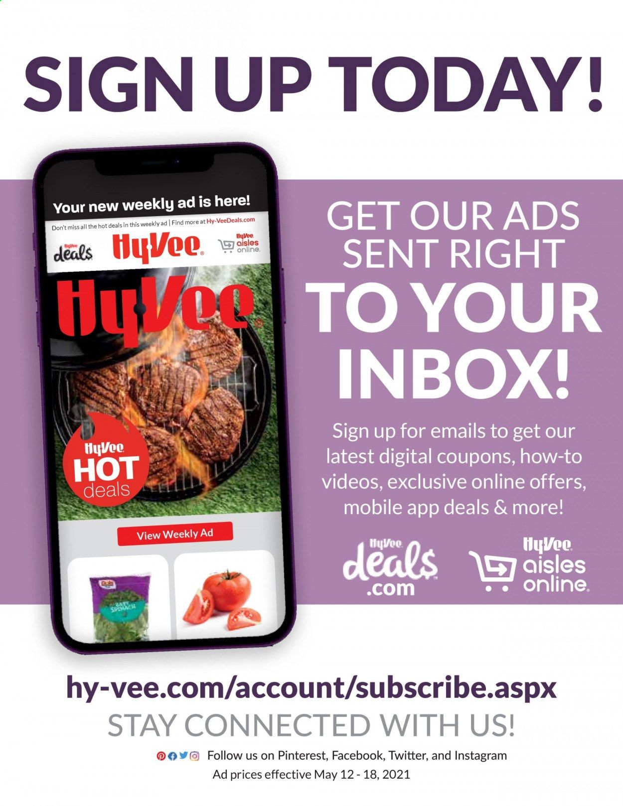 Hy-Vee (IA, IL, MN, MO, SD) Weekly Ad Flyer May 12 to May 18