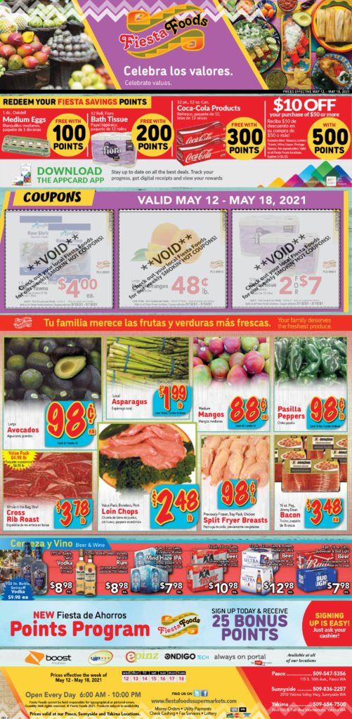 Fiesta Foods SuperMarkets (WA) Weekly Ad Flyer May 12 to May 18