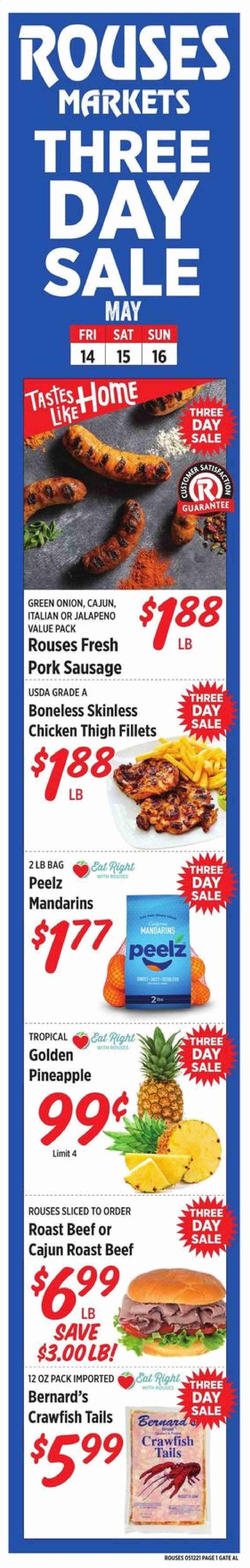 Rouses Markets (AL, LA, MS) Weekly Ad Flyer May 14 to May 16