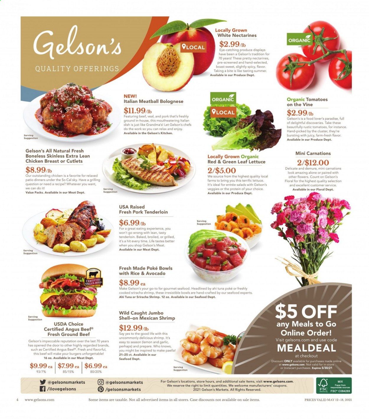 Gelson's (CA) Weekly Ad Flyer May 12 to May 18