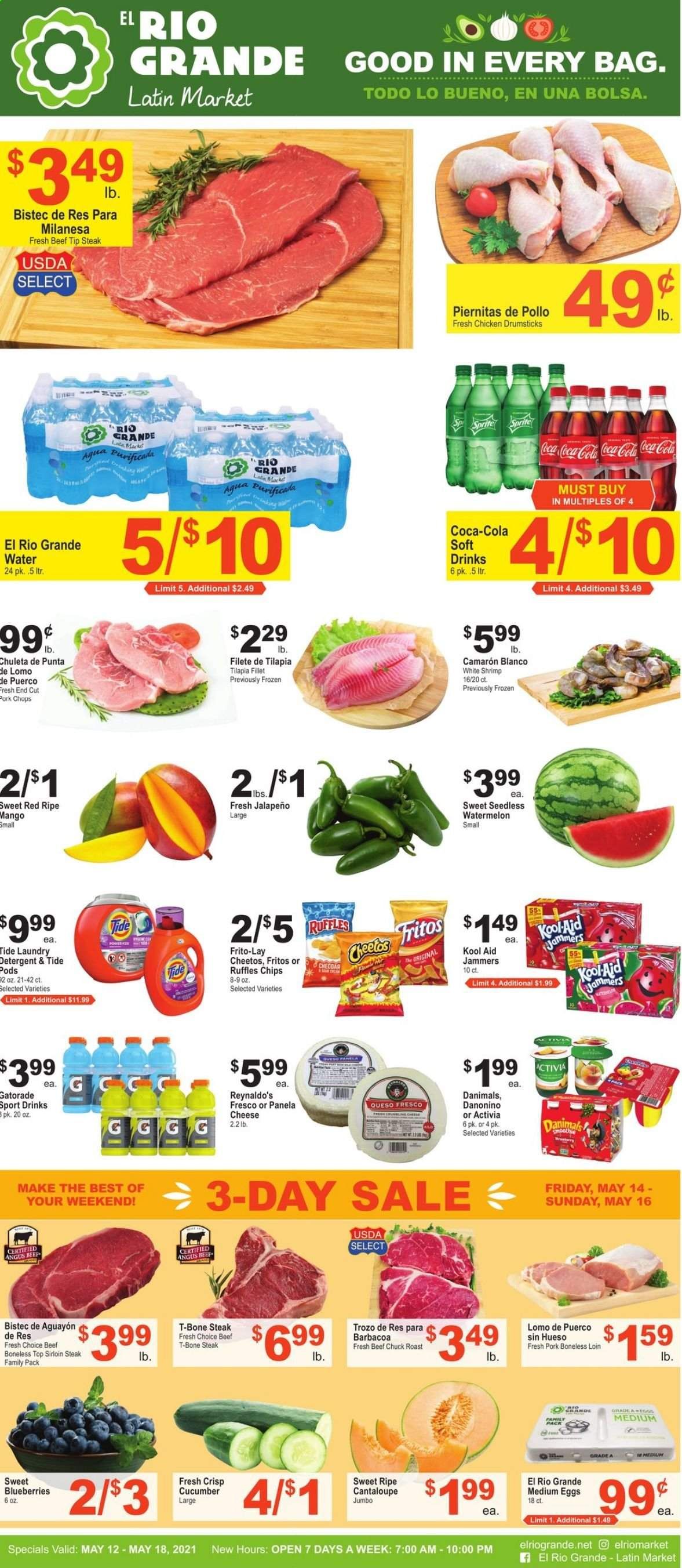 El Rio Grande (10, 21, 25, 30, 34, 53, 90) Weekly Ad Flyer May 12 to May 18