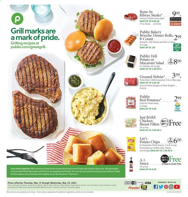 Publix (AL, FL, GA, NC, SC, TN) Weekly Ad Flyer May 13 to May 19