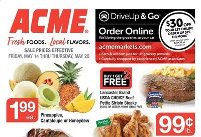ACME (DE, NJ, NY, PA) Weekly Ad Flyer May 14 to May 20