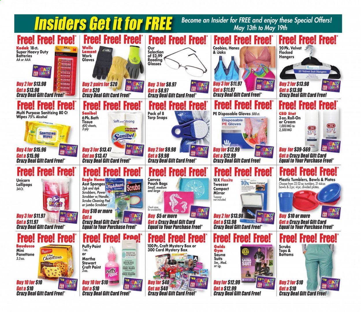 Ocean State Job Lot (CT, MA, ME, NH, NJ, NY, RI) Weekly Ad Flyer May 13 to May 19