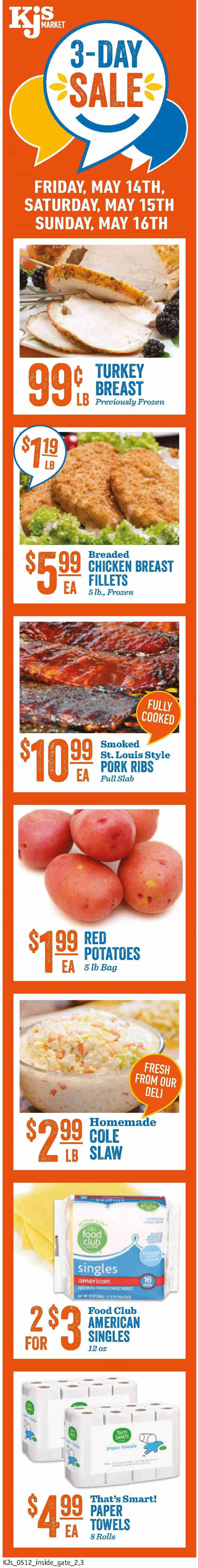KJ´s Market (GA, SC) Weekly Ad Flyer May 12 to May 18