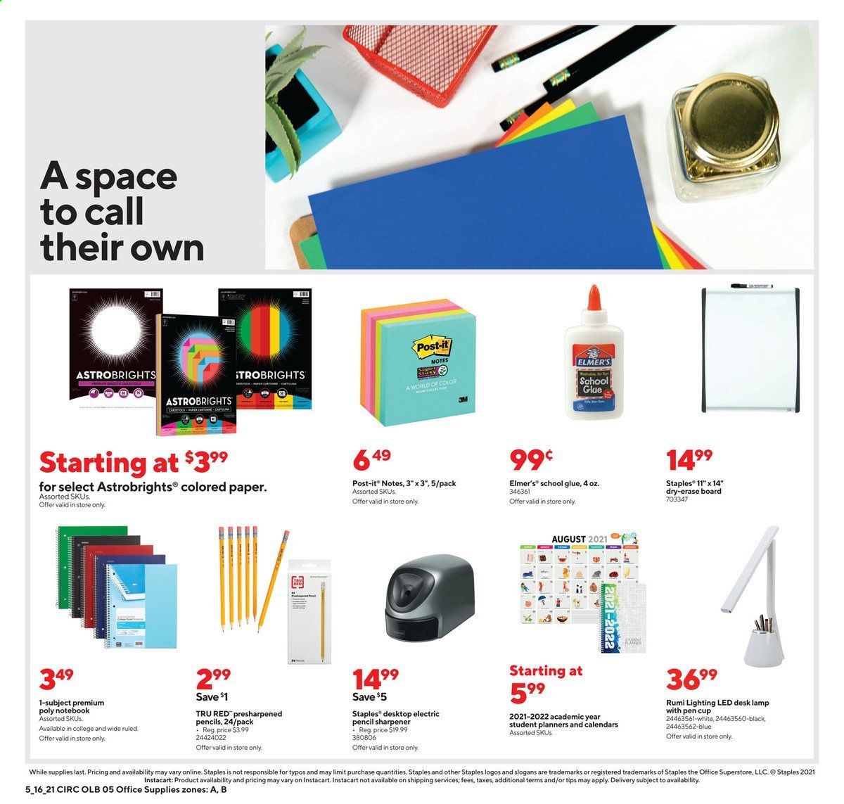 Staples Weekly Ad Flyer May 16 to May 22